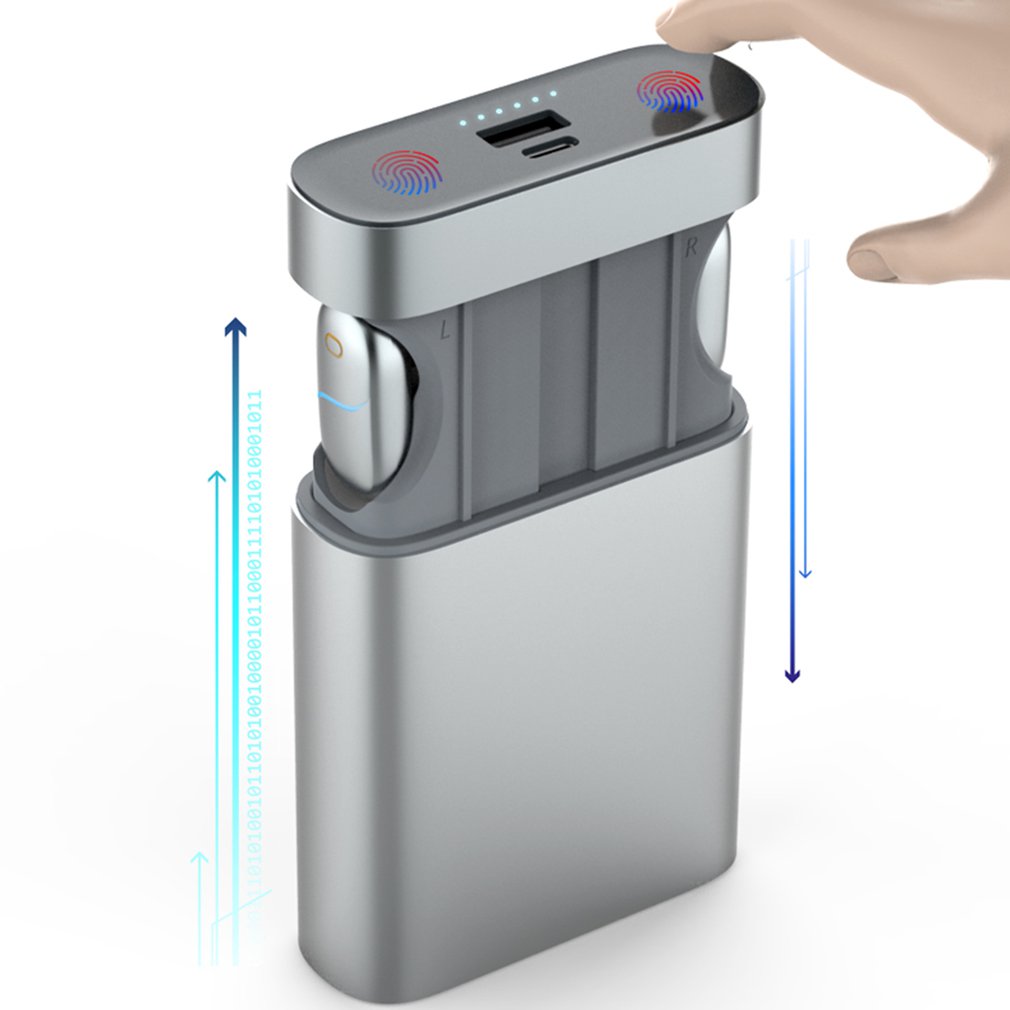 T6 TWS Wireless Bluetooth 5.0 Sports Earphone Earbuds Waterproof Stereo Music Calling Headset with Touch Control Charging Case T6 TWS Wireless Bluetooth 5.0 Sports Earphone Earbuds Waterproof Stereo Music Calling Headset with Touch Control Charging Case